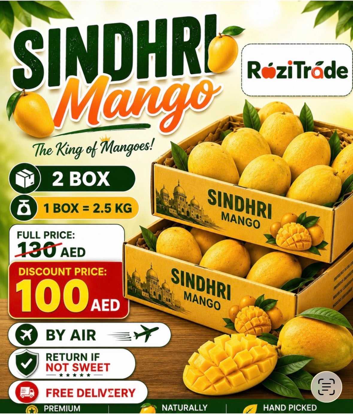 Mango Sindhri (2box 5kg)