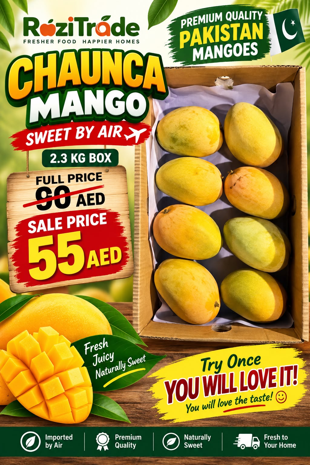 Mango Chaunca by air Pakistan 🇵🇰