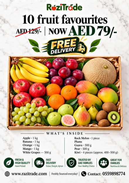 10 Favorite Fruits for Aed 79/-