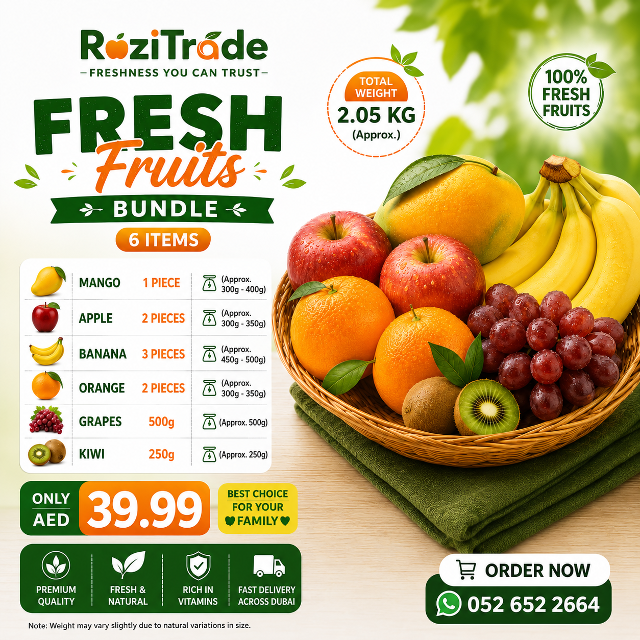 Fresh Fruits Bundle
