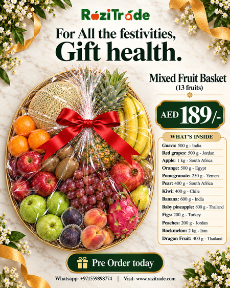Mixed fruit basket (13 fruits)