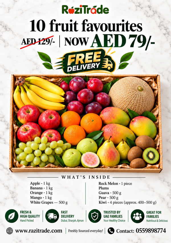 10 Favorite Fruits for Aed 79/-